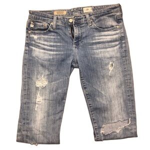 Ag Adriano Goldschimed The Stevie Ankle Ripped Jeans